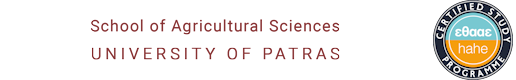 School of Agricultural Sciences - University of Patras